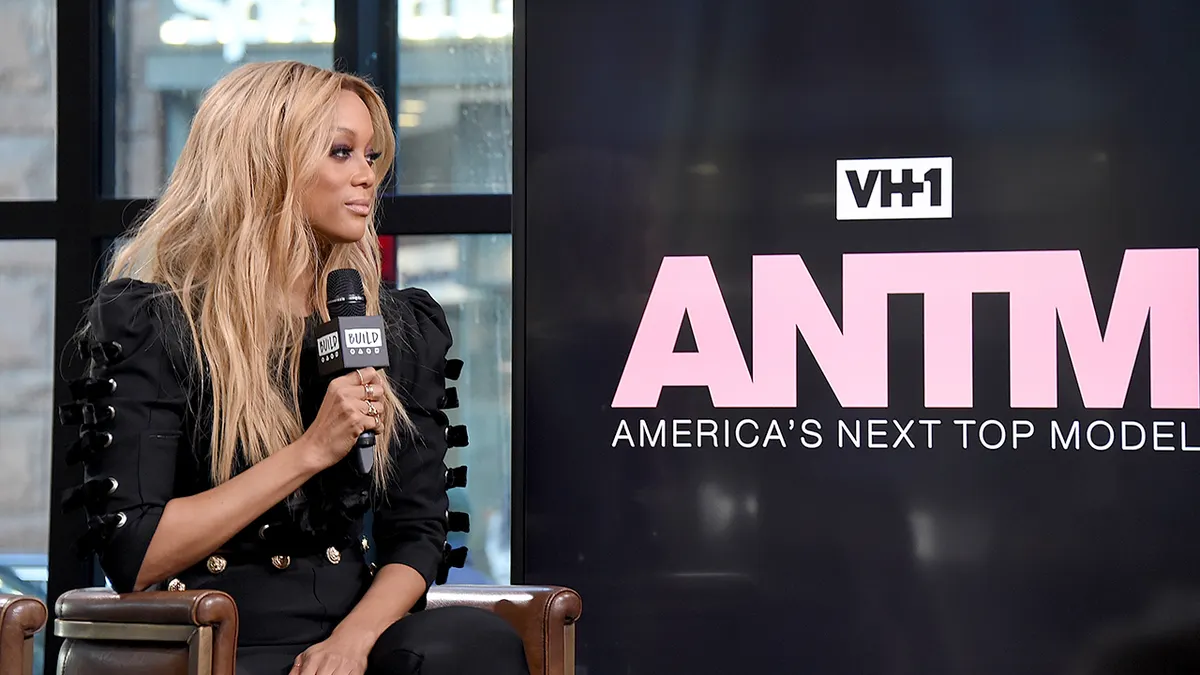 Tyra Banks promoting America's Next Top Model