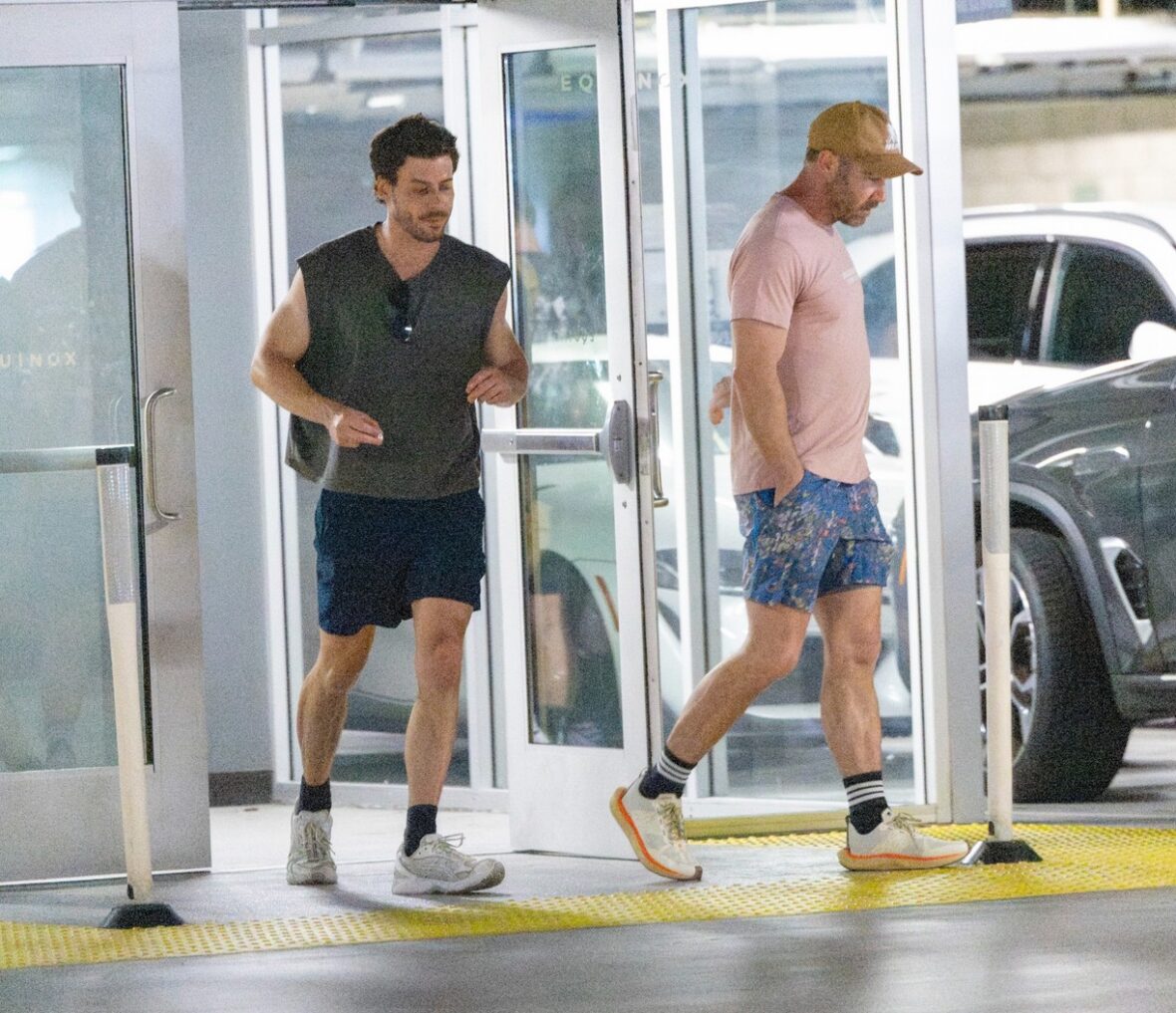 François Arnaud Luke Macfarlane Gym, junho de 2026, West Hollywood