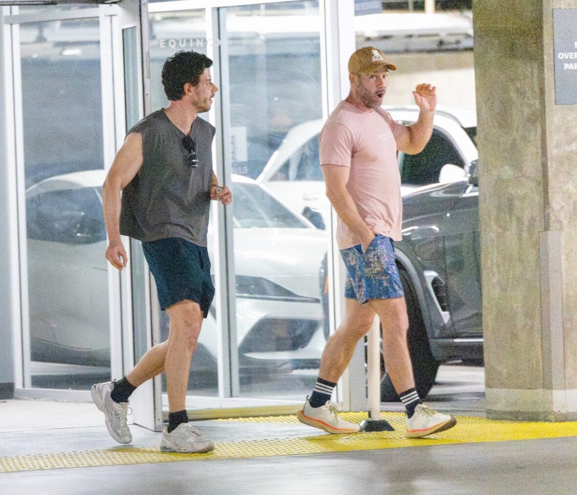 François Arnaud Luke Macfarlane Gym, junho de 2026, West Hollywood