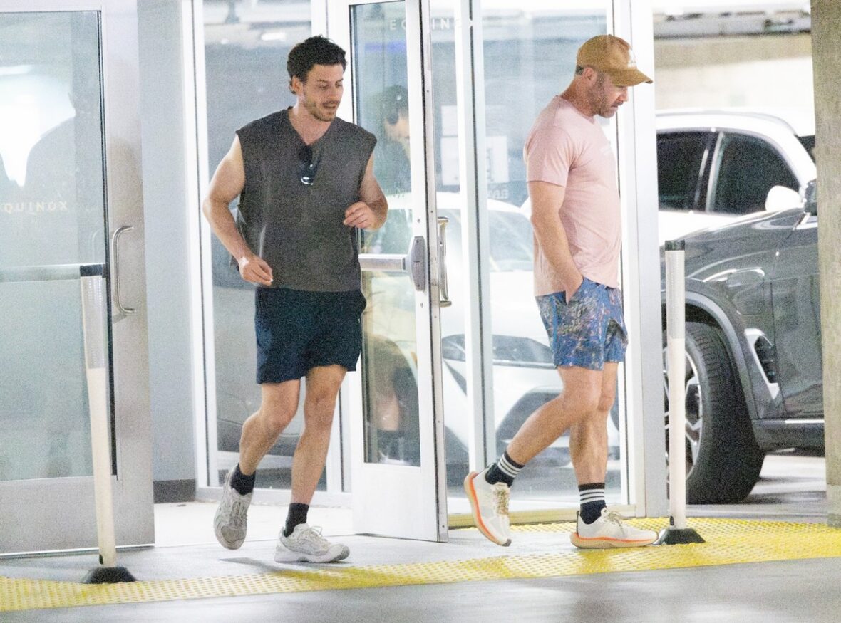 François Arnaud Luke Macfarlane Gym, junho de 2026, West Hollywood