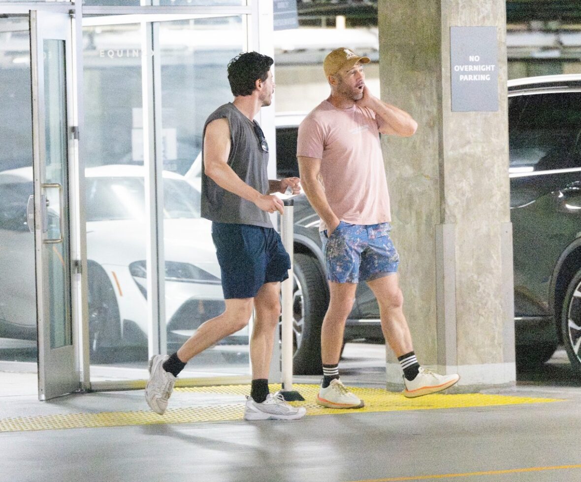 François Arnaud Luke Macfarlane Gym, junho de 2026, West Hollywood