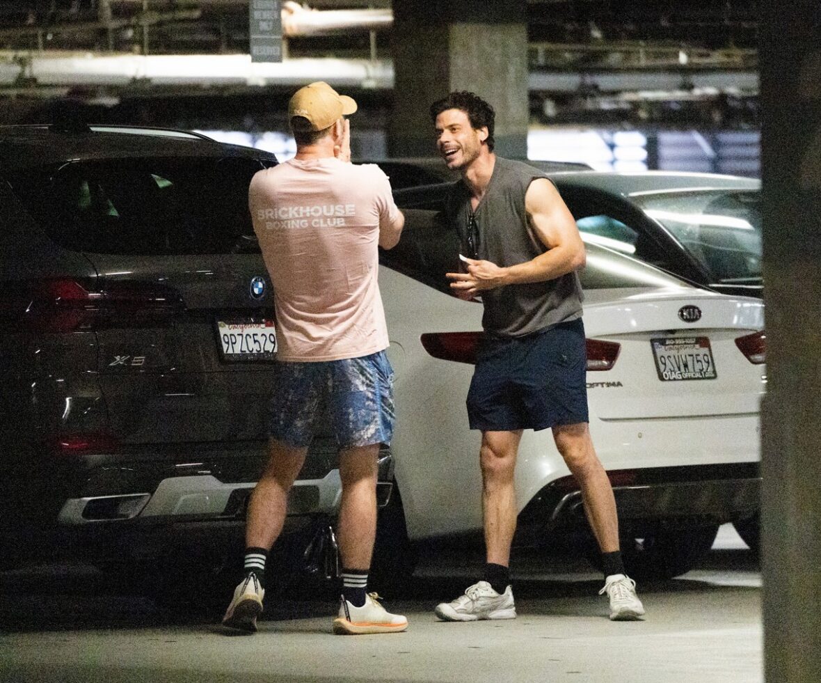 François Arnaud Luke Macfarlane Gym, junho de 2026, West Hollywood