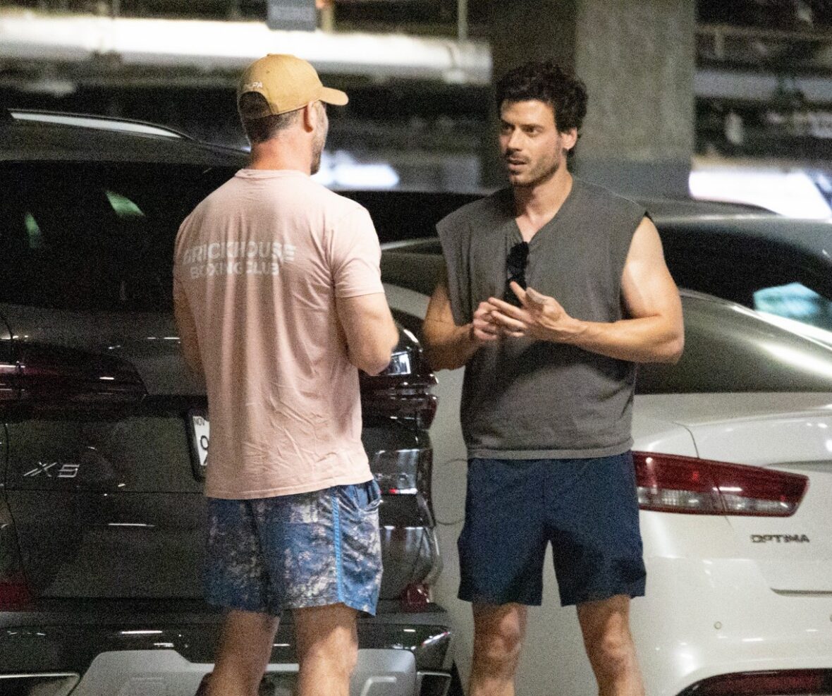 François Arnaud Luke Macfarlane Gym, junho de 2026, West Hollywood