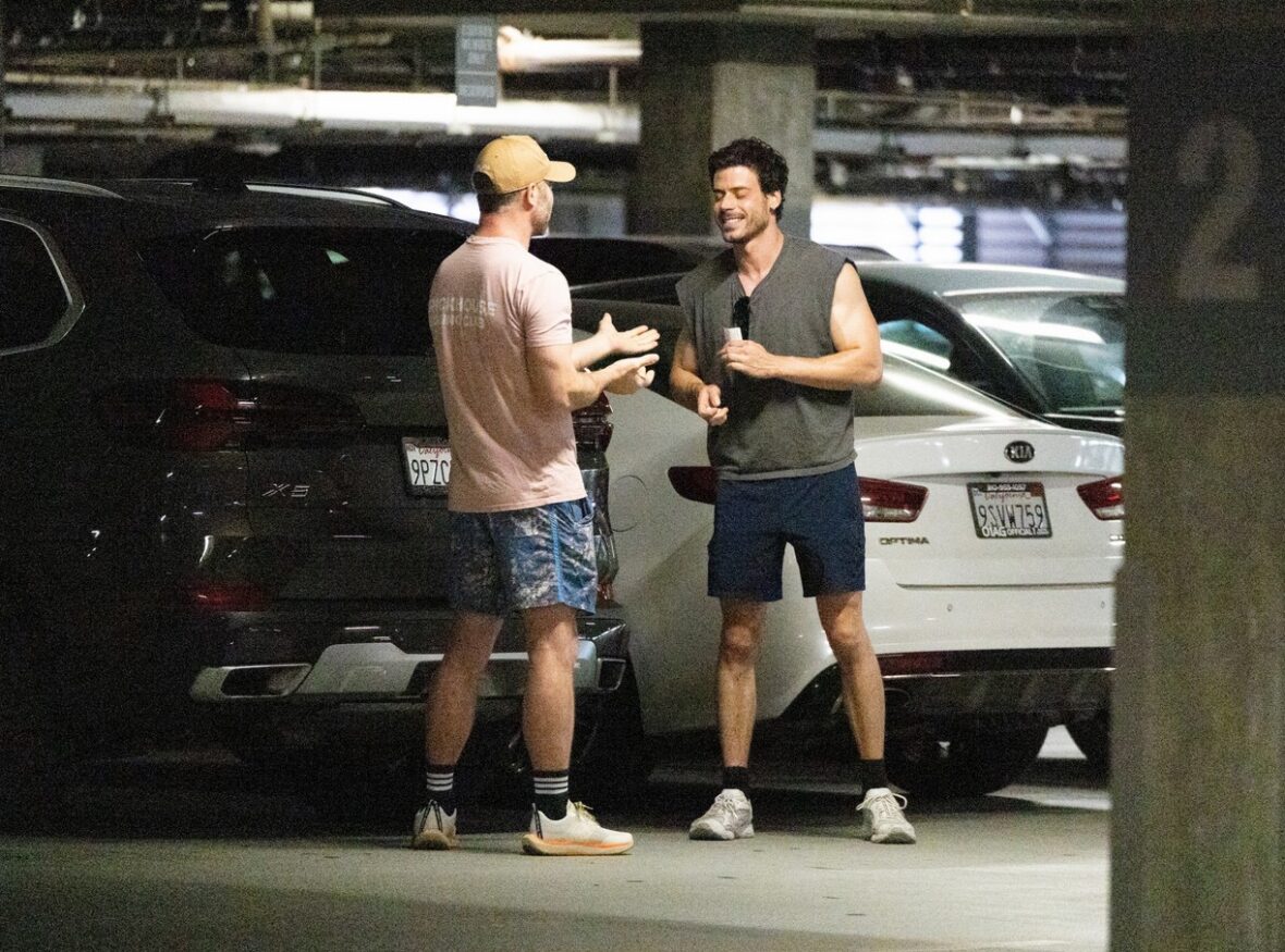 François Arnaud Luke Macfarlane Gym, junho de 2026, West Hollywood