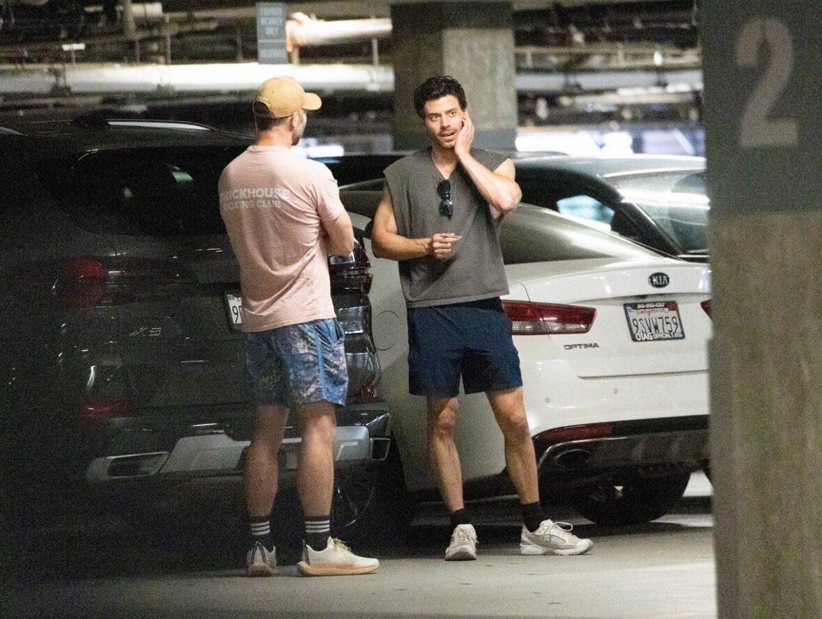 François Arnaud Luke Macfarlane Gym, junho de 2026, West Hollywood
