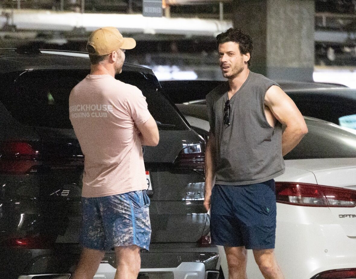 François Arnaud Luke Macfarlane Gym, junho de 2026, West Hollywood