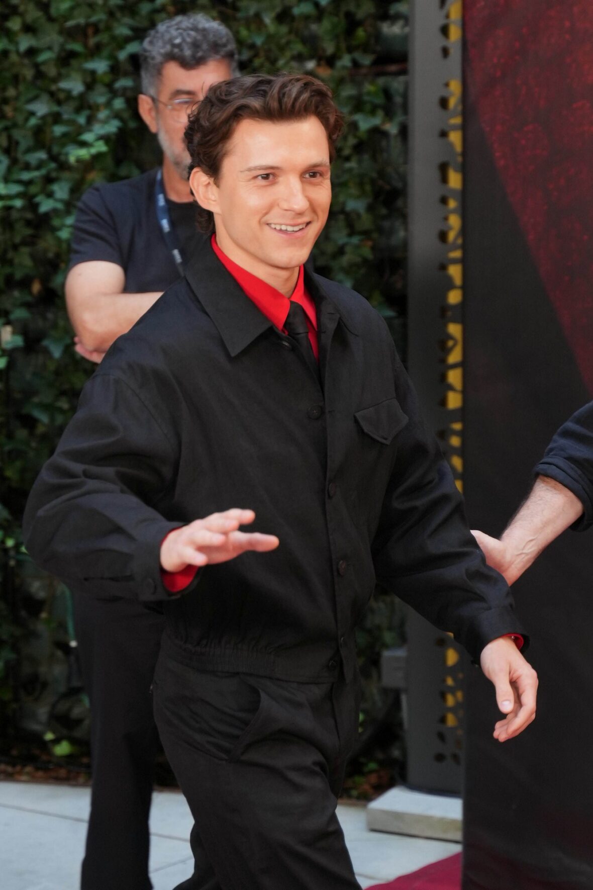Tom Holland na sessão fotográfica do Novo Dia do Homem-Aranha em Madrid
