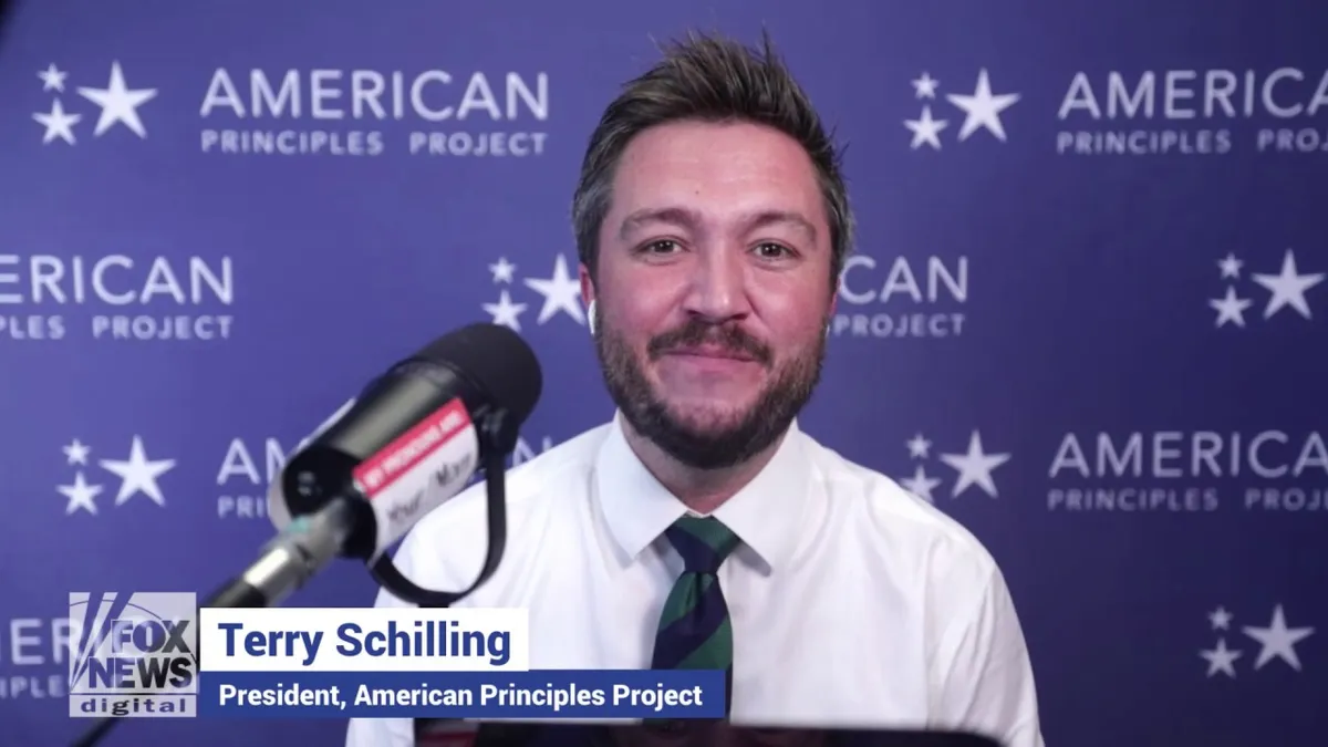 Terry Schilling speaking during an interview with Fox News Digital.