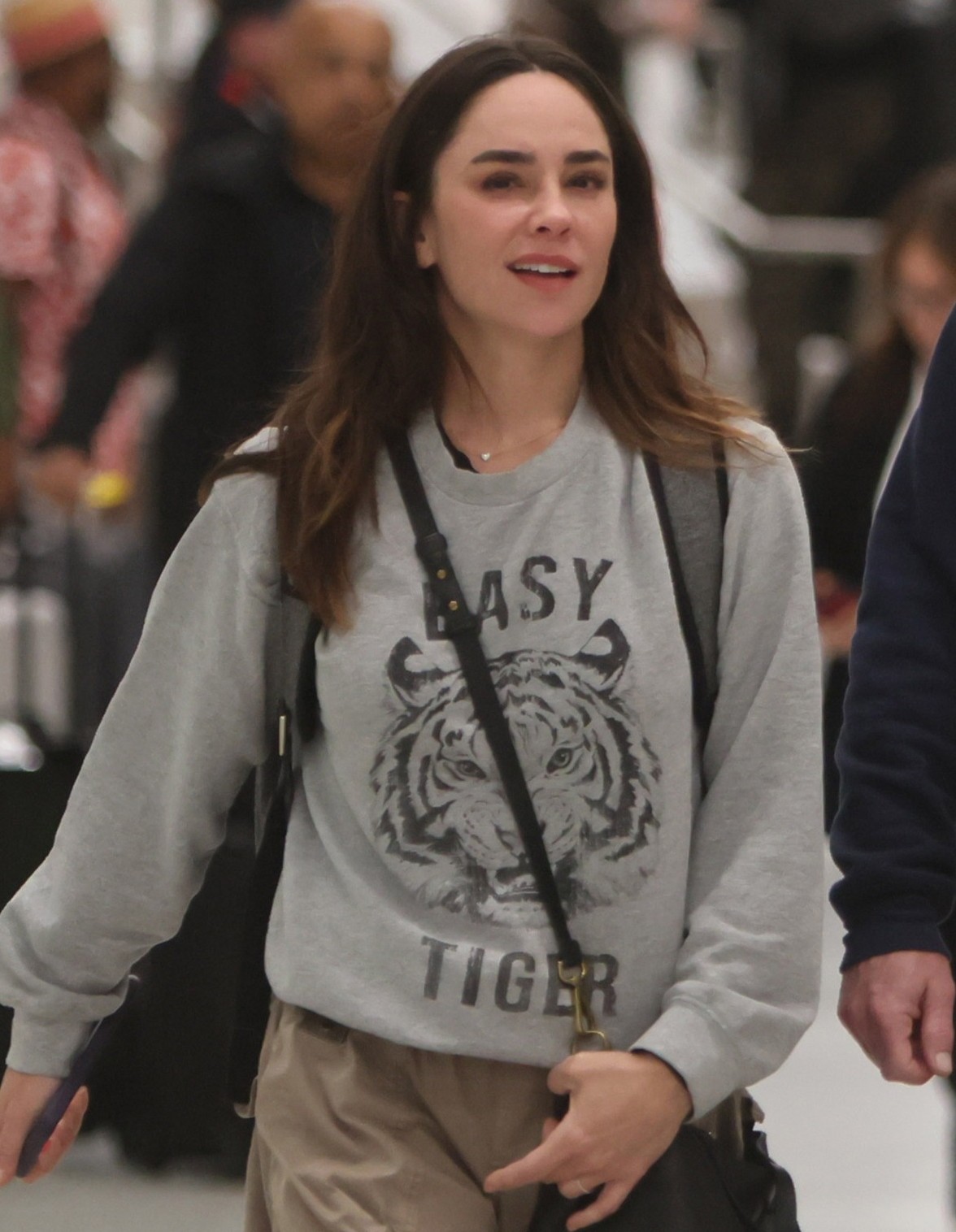 Shawn Hatosy no LAX com Kelly Albanese