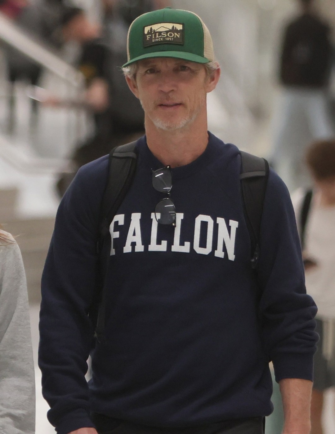 Shawn Hatosy no LAX com Kelly Albanese