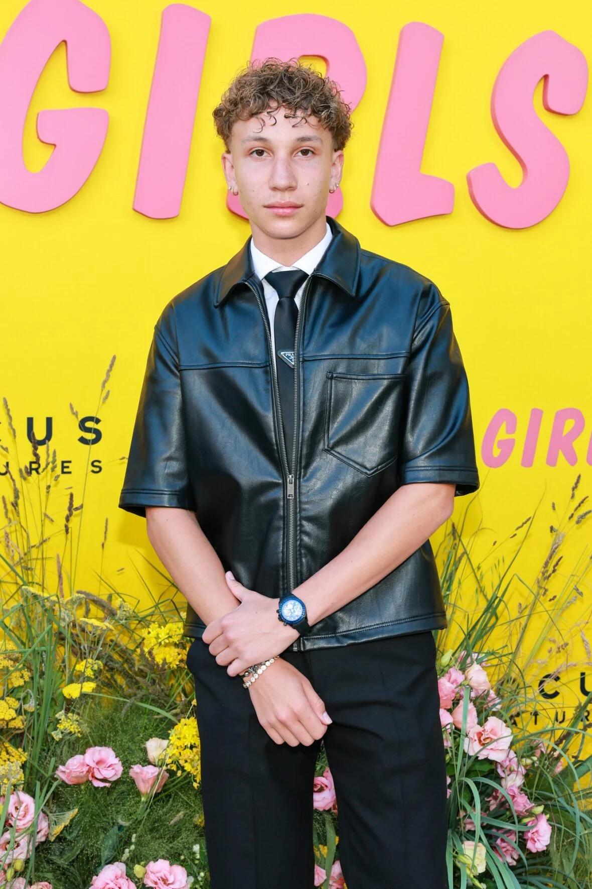 Alozie LaRose na estreia de Girls Like Girls