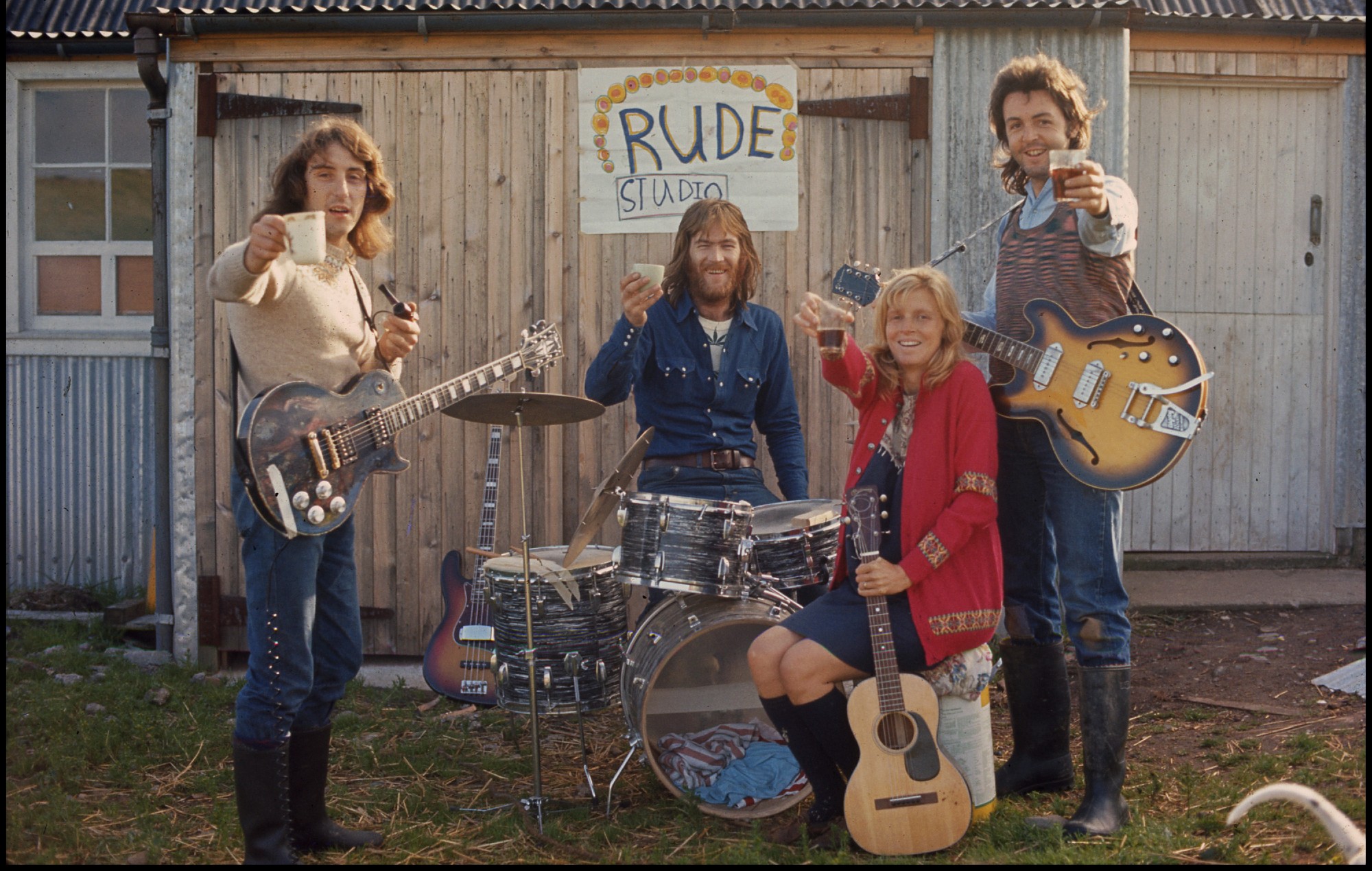 Wings in 'Paul McCartney: Man On The Run'.