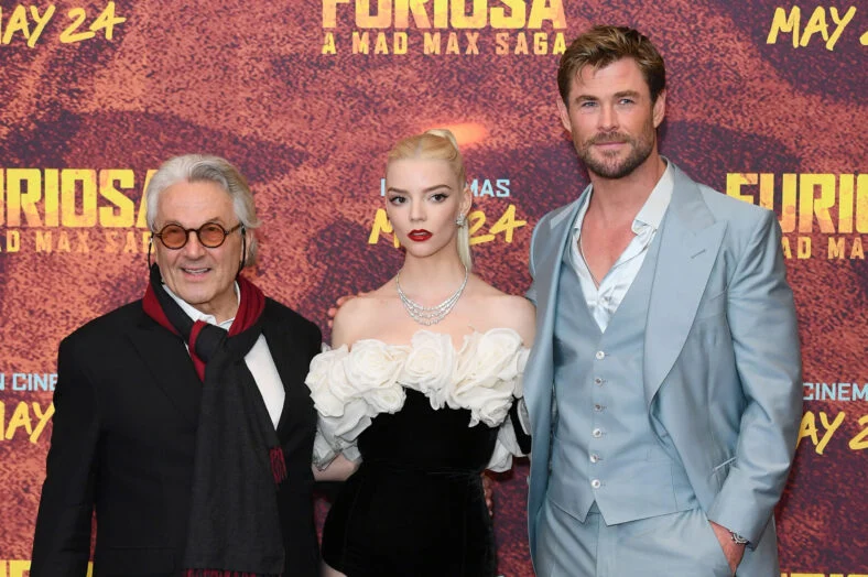 Anya Taylor-Joy na estreia da Furiosa Londres com George Miller e Chris Hemsworth