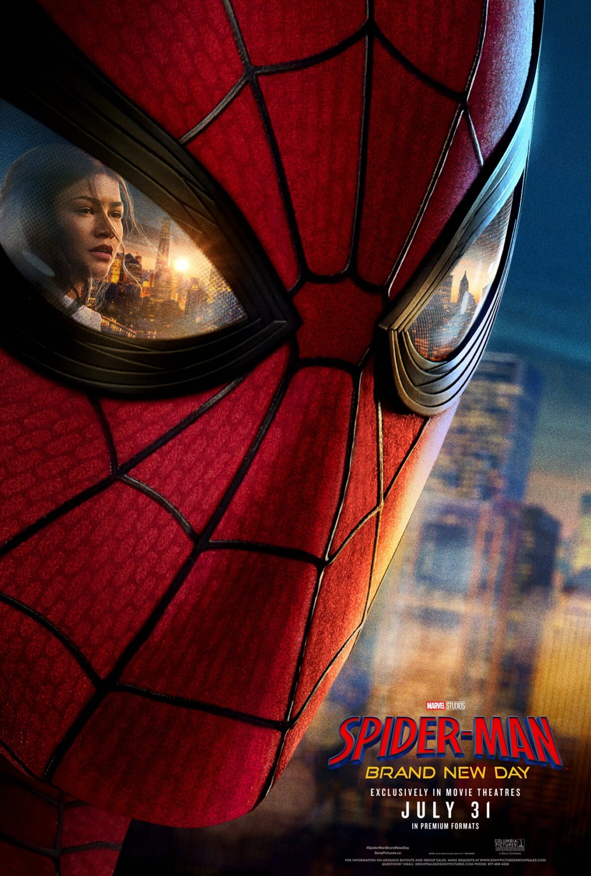 Novo pôster de Homem-Aranha: Novo Dia