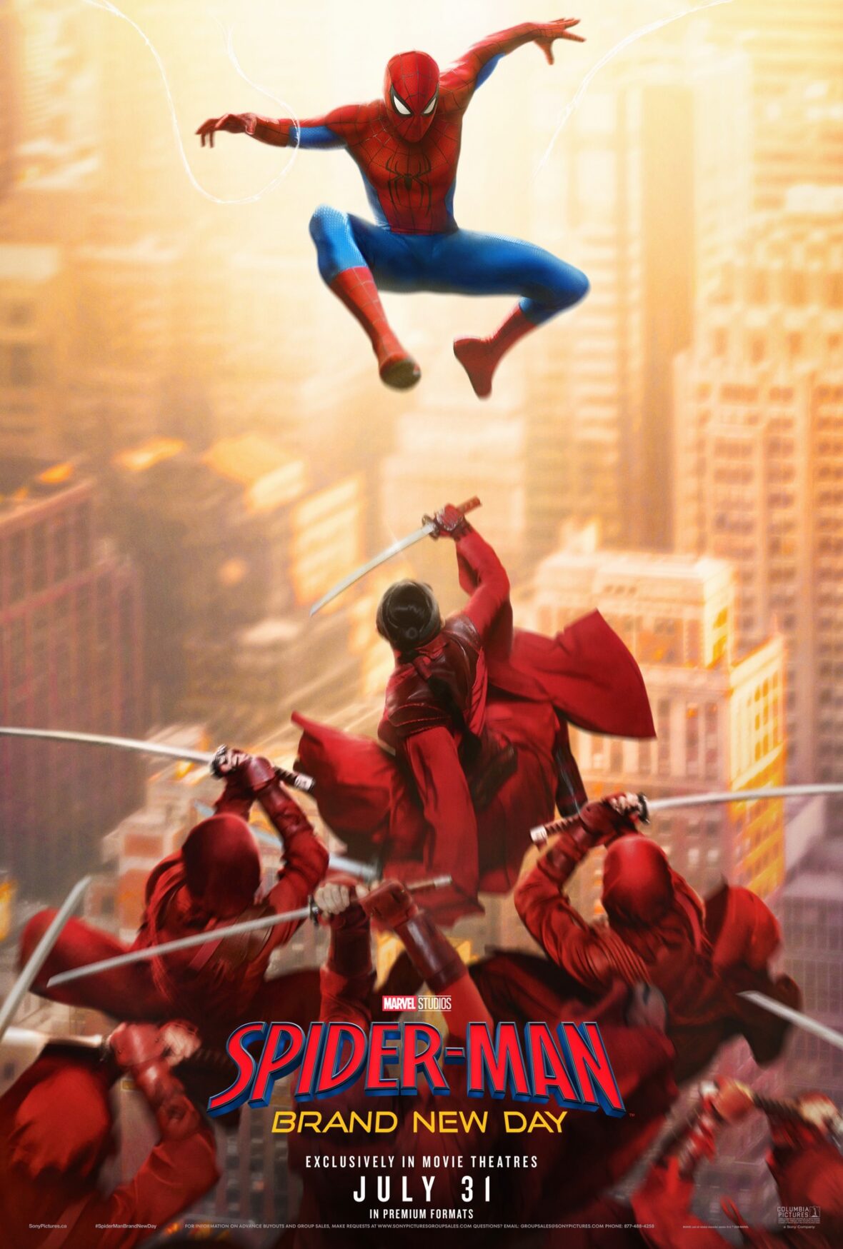 Novo pôster de Homem-Aranha: Novo Dia