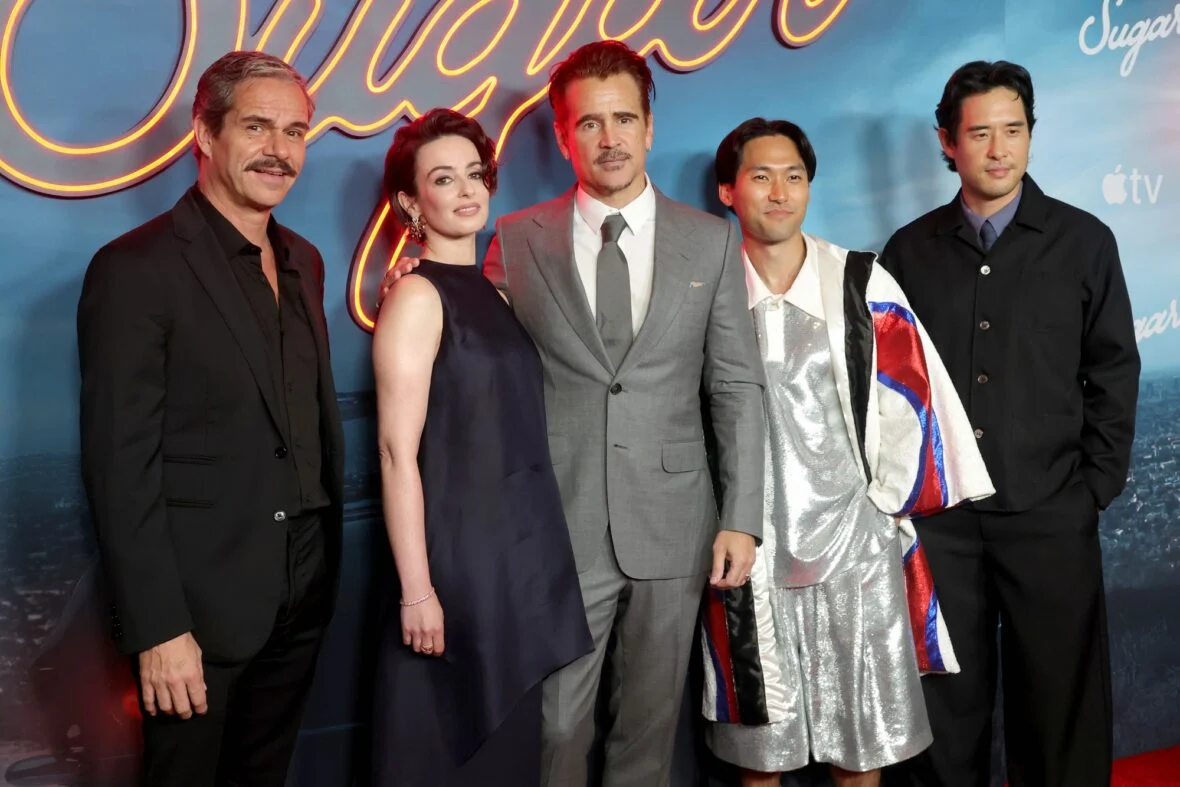Colin Farrell na estreia da 2ª temporada de Sugar