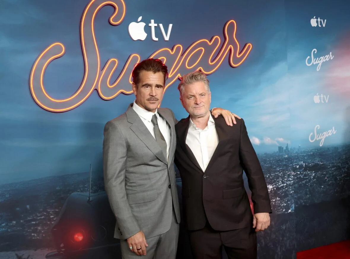 Colin Farrell na estreia da 2ª temporada de Sugar