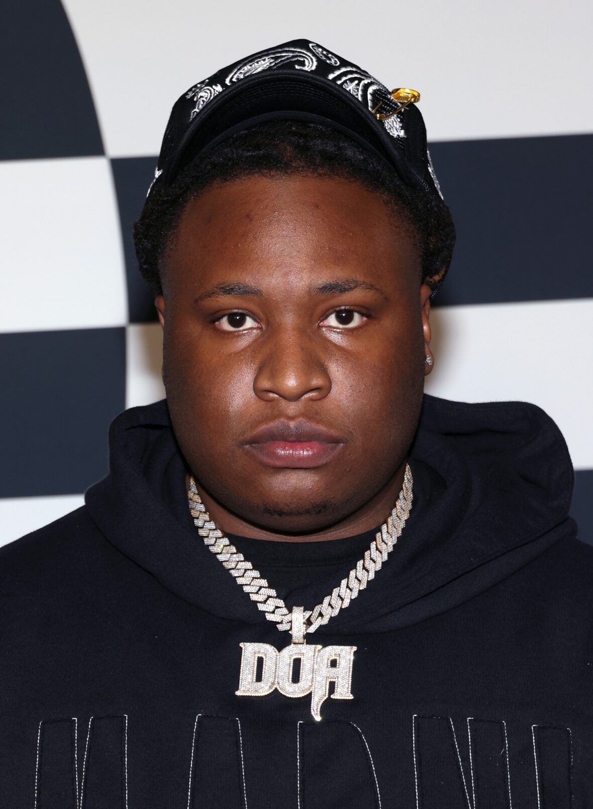 Foto de Tay Keith da aparição anterior no tapete vermelho