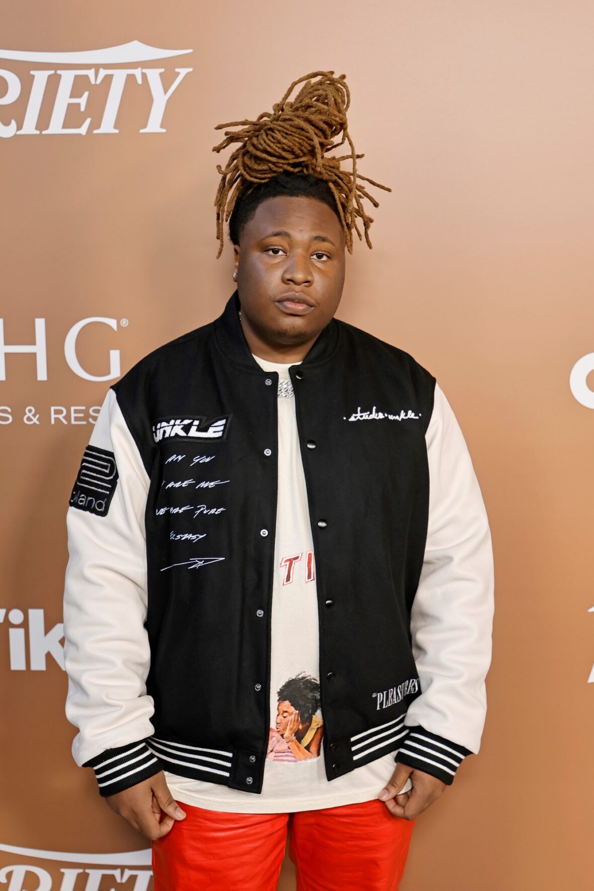 Foto de Tay Keith da aparição anterior no tapete vermelho