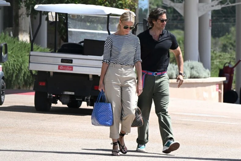 Gwyneth Paltrow e Brad Falchuk na Sardenha