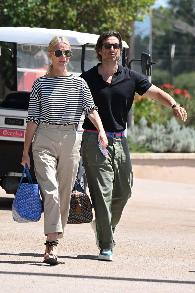 Gwyneth Paltrow e Brad Falchuk na Sardenha