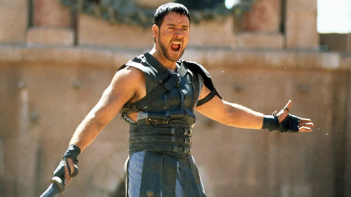 Russell Crowe in a scene from