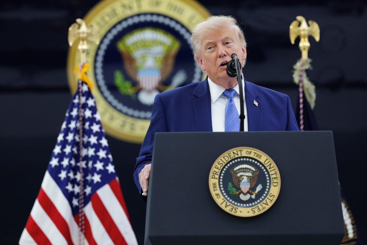 Donald Trump apresenta o novo Air Force One