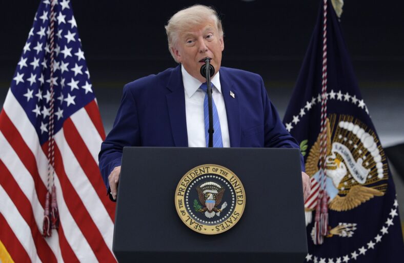 Donald Trump apresenta o novo Air Force One