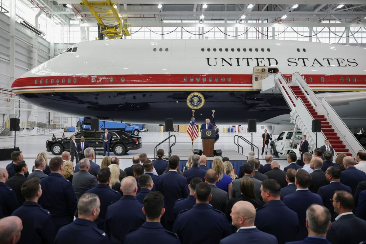 Donald Trump apresenta o novo Air Force One
