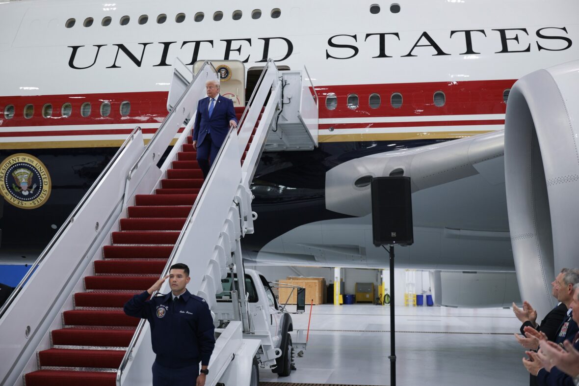 Donald Trump apresenta o novo Air Force One