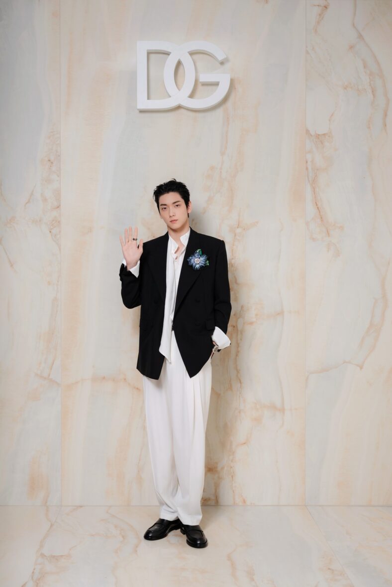 Soobin no desfile de moda da D&G