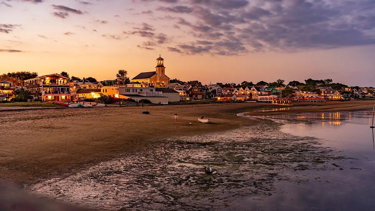 A Massachusetts beach.