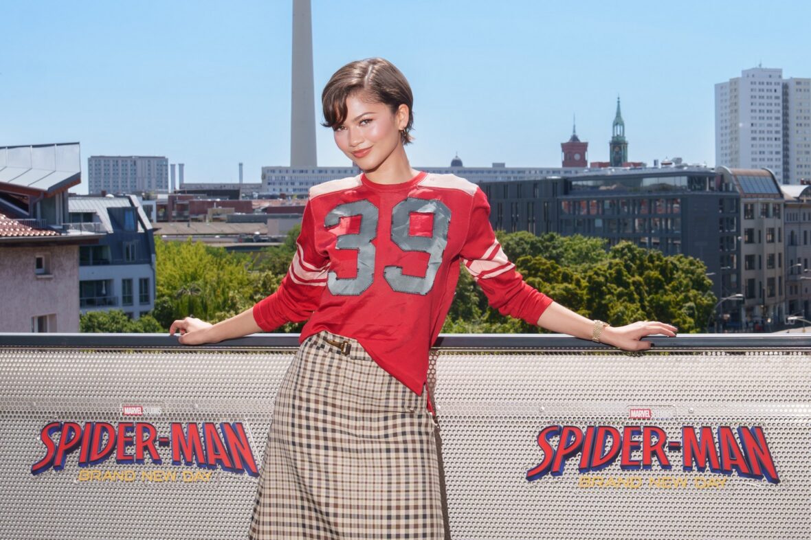 Zendaya promovendo Homem-Aranha: Novo Dia em Berlim, Alemanha, em 22 de junho de 2026