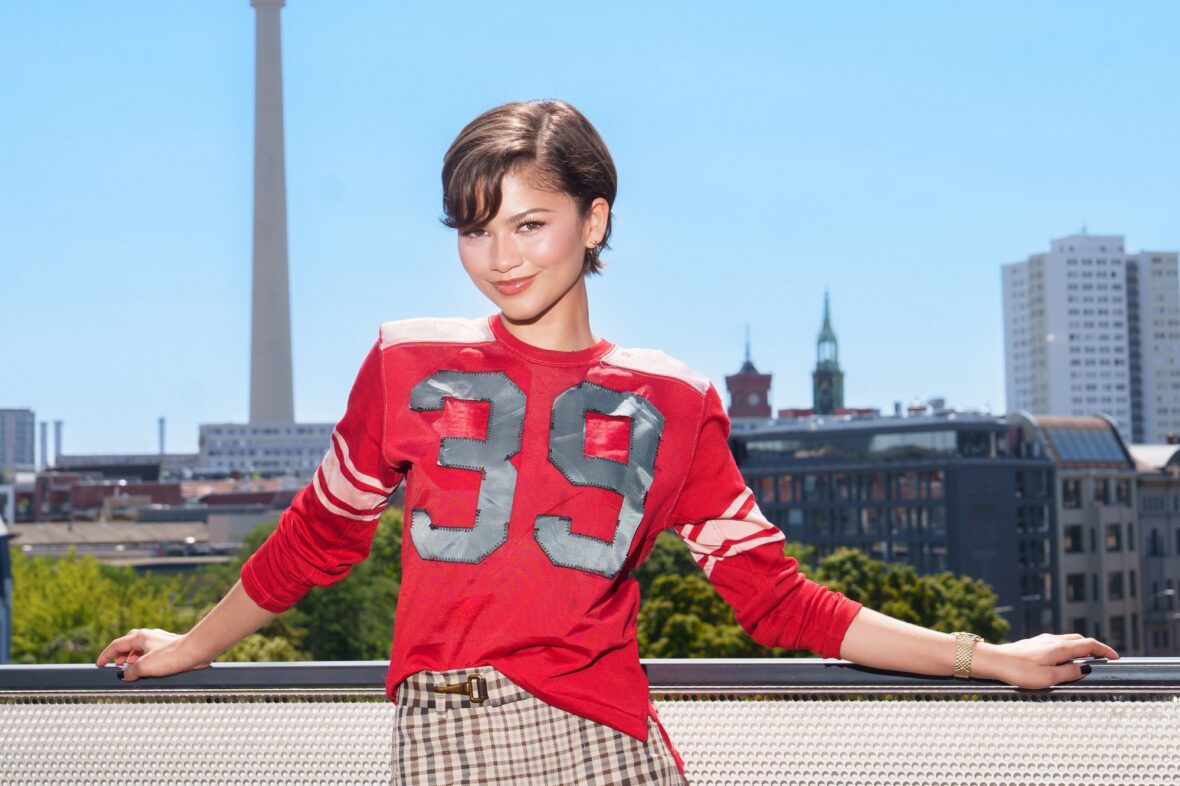 Zendaya promovendo Homem-Aranha: Novo Dia em Berlim, Alemanha, em 22 de junho de 2026