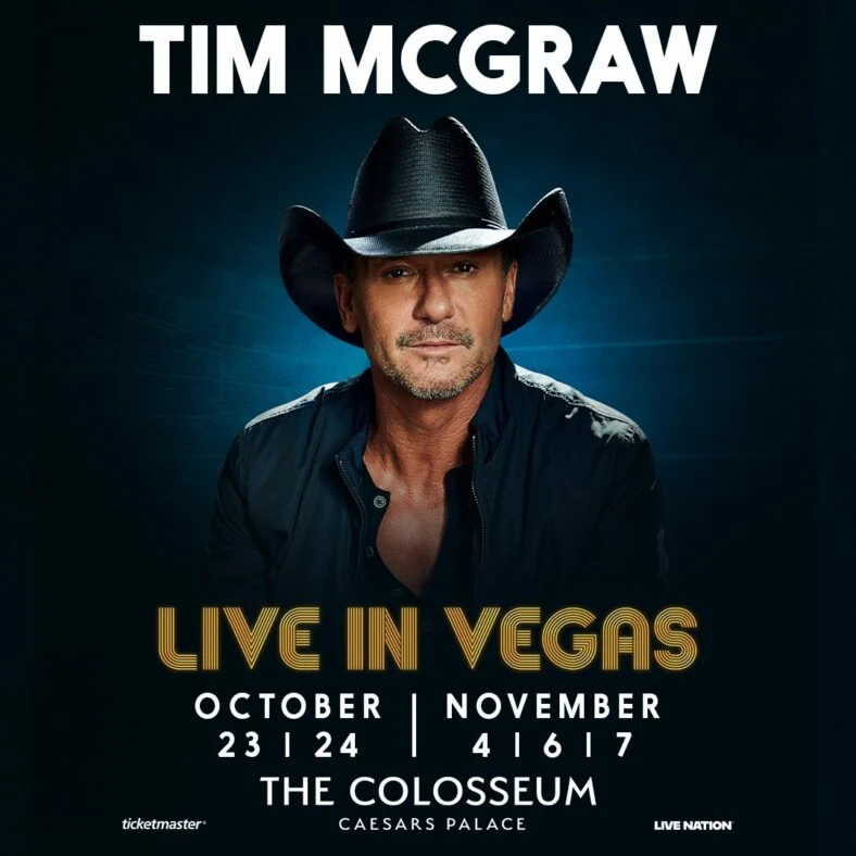 Tim McGraw, imagem de mídia social do Live in Vegas