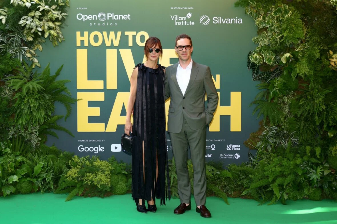 Sophie Hunter e Benedict Cumberbatch posam no tapete vermelho do
