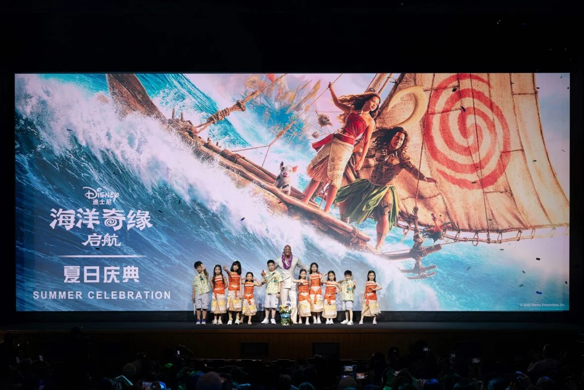 Dwayne Johnson dá início à turnê de imprensa de Moana
