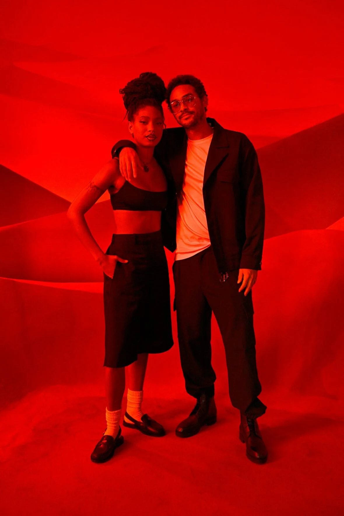 Willow Smith e Trey Smith participam do desfile de Christian Louboutin
