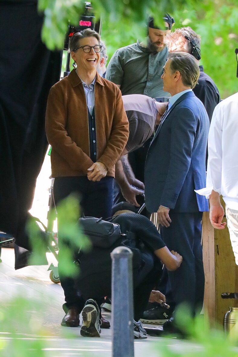 Billy Crudup e Sean Hayes filmam The Morning Show, 5ª temporada