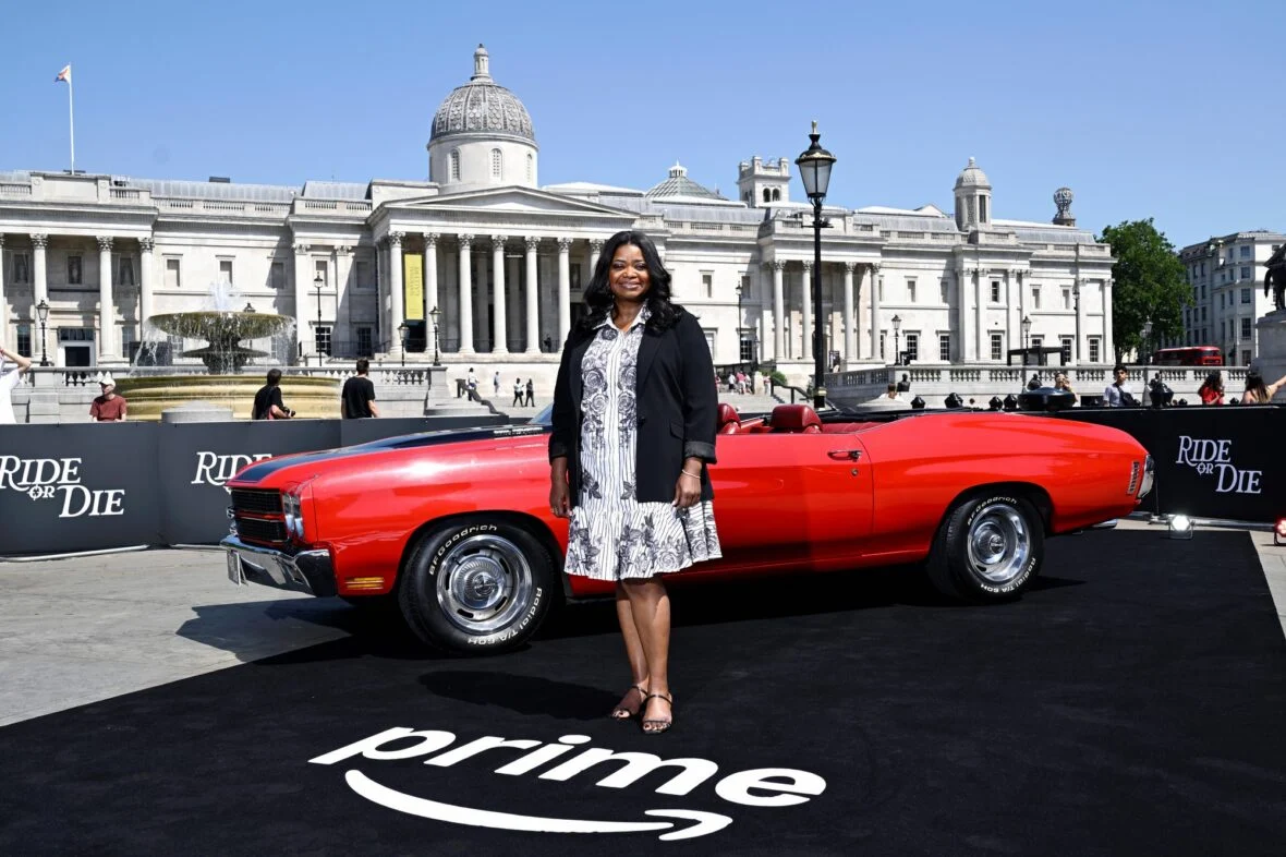Hannah Waddingham e Octavia Spencer na fotochamada Ride or Die