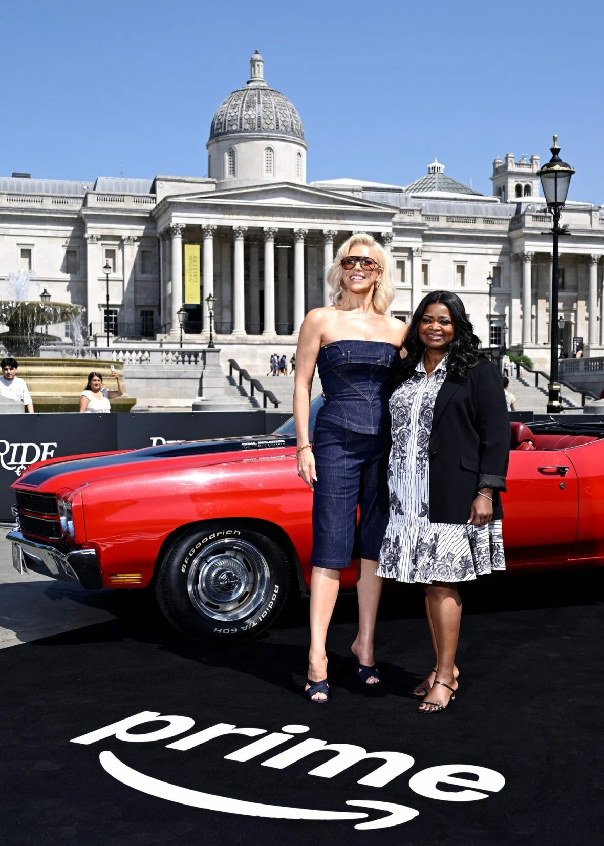 Hannah Waddingham e Octavia Spencer na fotochamada Ride or Die