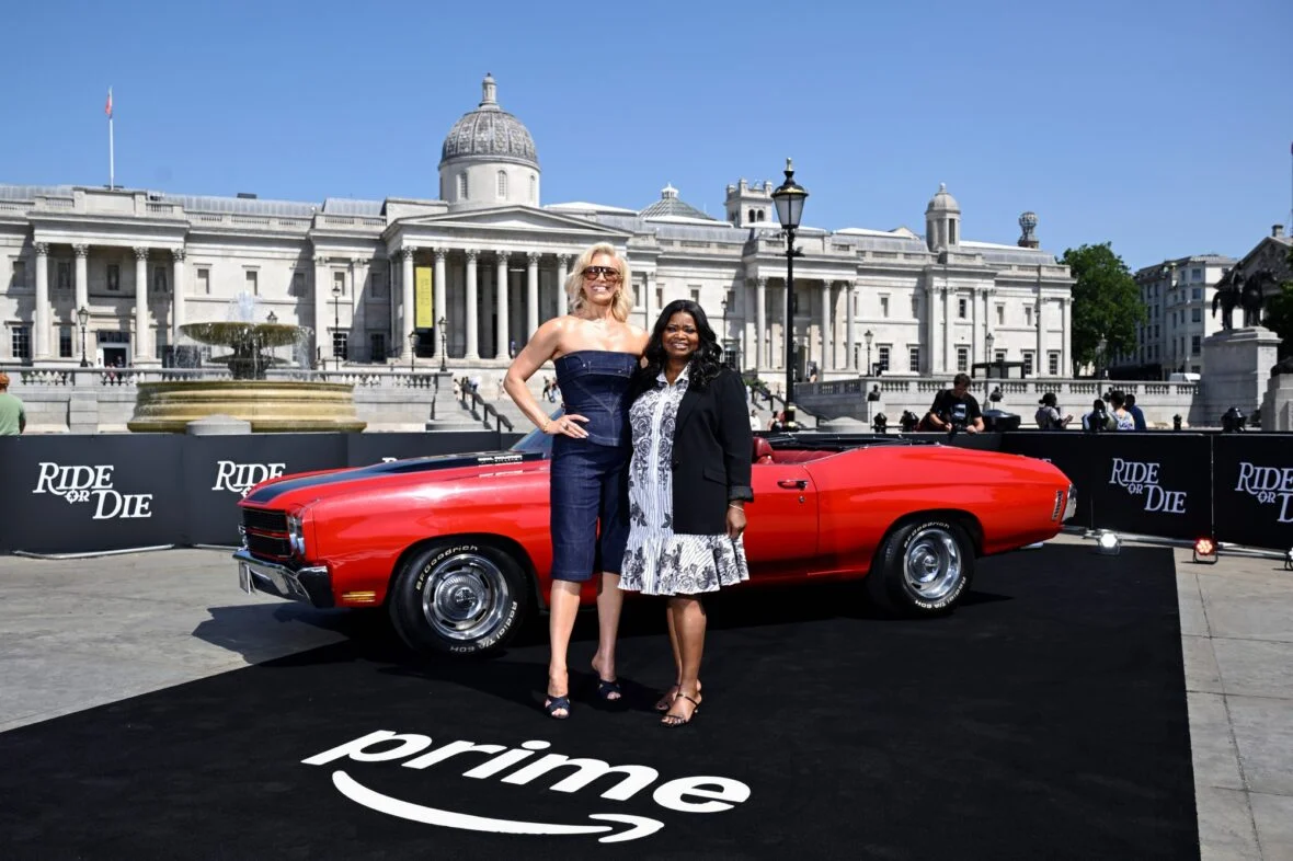 Hannah Waddingham e Octavia Spencer na fotochamada Ride or Die