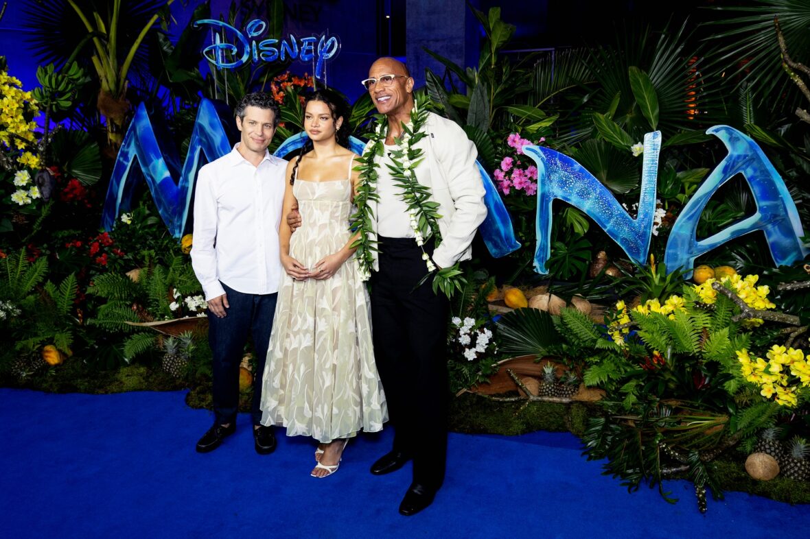 Dwayne Johnson no evento Moana em Sydney