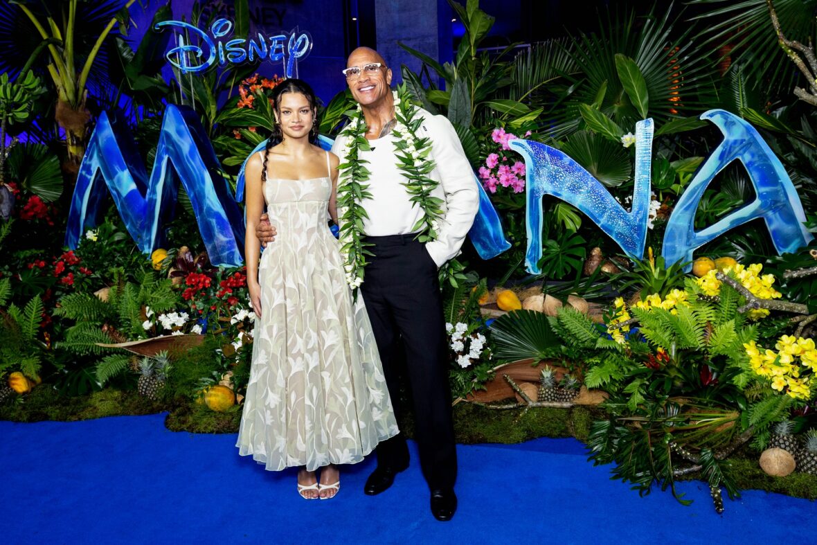 Dwayne Johnson no evento Moana em Sydney