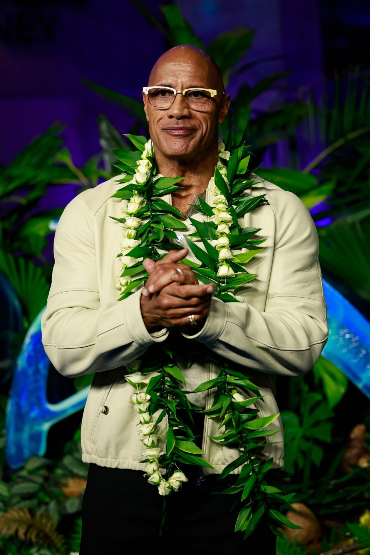 Dwayne Johnson no evento Moana em Sydney