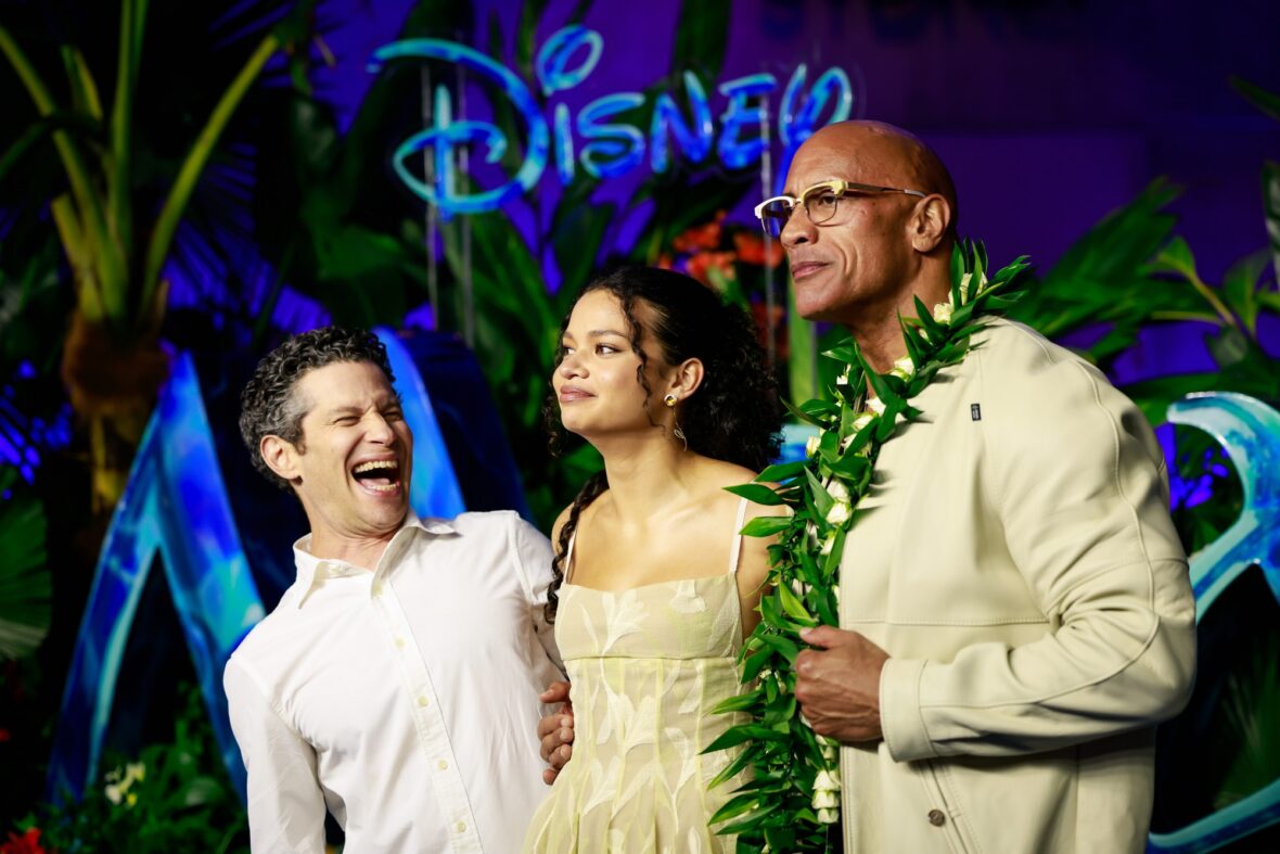 Dwayne Johnson no evento Moana em Sydney
