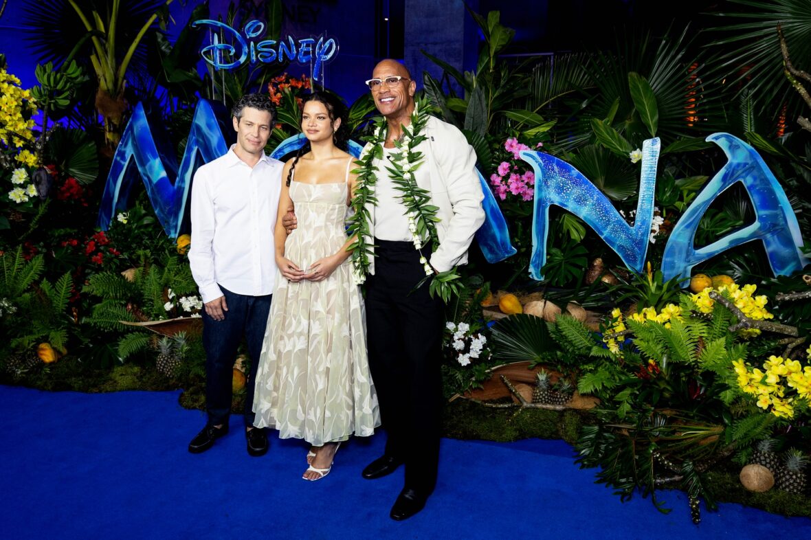 Dwayne Johnson no evento Moana em Sydney