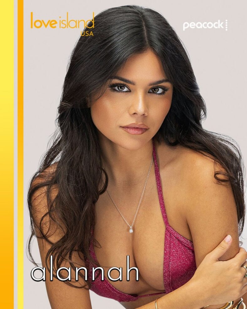 Retrato de Alannah Keyser para a 8ª temporada de Love Island USA