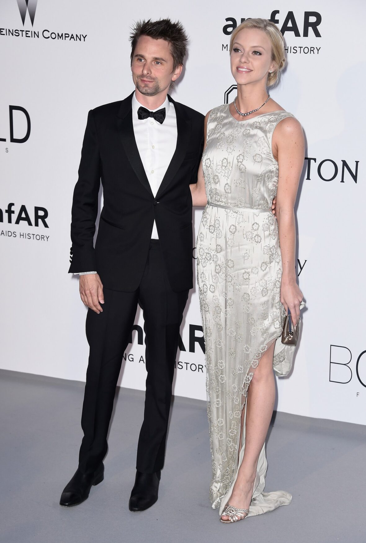 Fotos de banco de imagens de Matthew Bellamy e Elle Evans no tapete vermelho