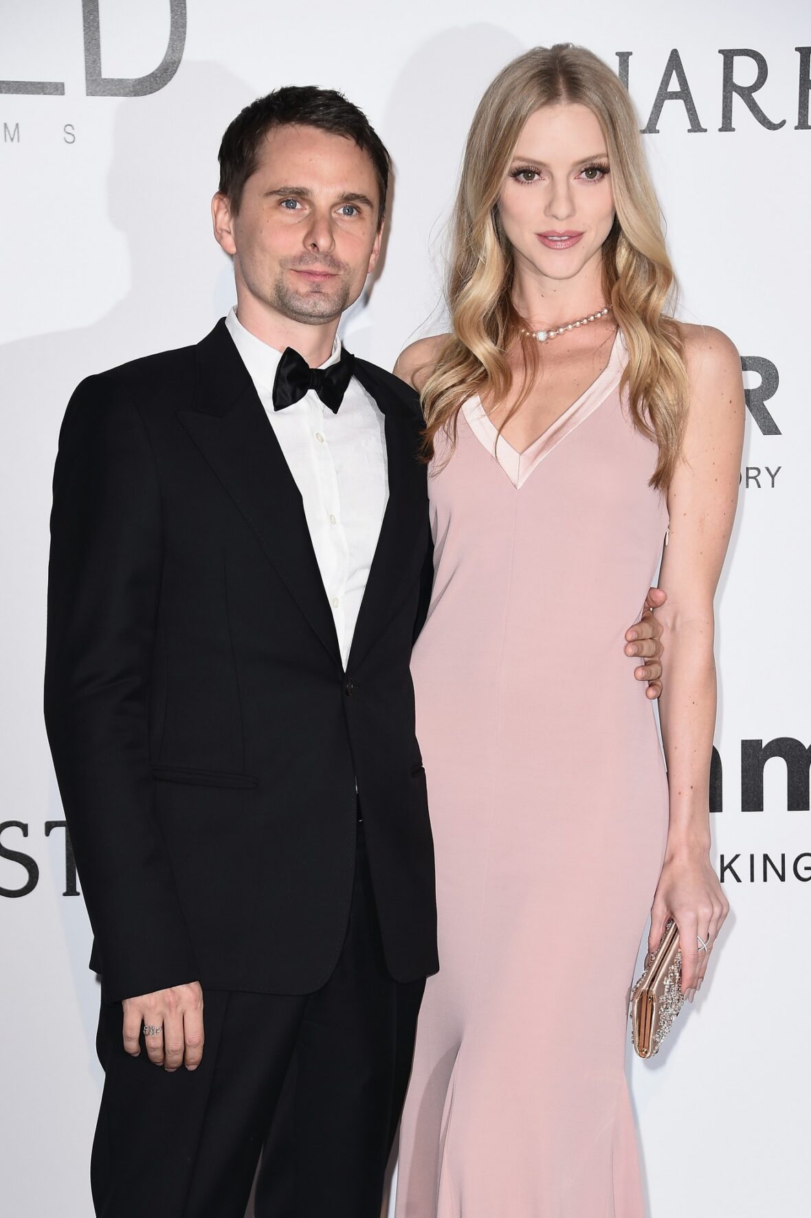 Fotos de banco de imagens de Matthew Bellamy e Elle Evans no tapete vermelho